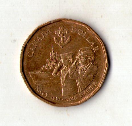Canada Канада 1 Dollar  2010 рік №1192