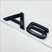 Надпись A6 на крышку багажника автомобиля Audi A6, эмблема Audi A6
