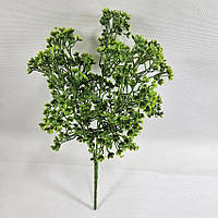 Зеленый куст "гипсофила жемчужная" 31см,искусственная зелень для рукоделия