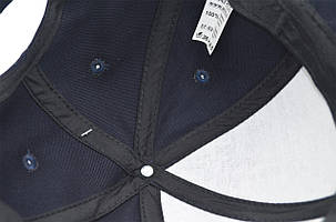 Бейсболка Atrics однотонна 55-61 см темно-синя (А 0919-851), фото 3