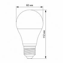 "Сенсор" LED лампа VIDEX A60e 10W E27 4100K з сенсором освітленості, фото 4