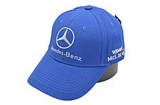 Кепка Sport Line з автомобільним логотипом Mercedes Benz 55-58 см синя (S 0919-868), фото 3