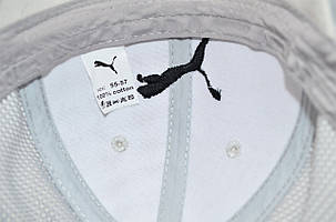 Бейсболка сітка Art cap Puma 55-61 см світло-сіра (0919-871), фото 2