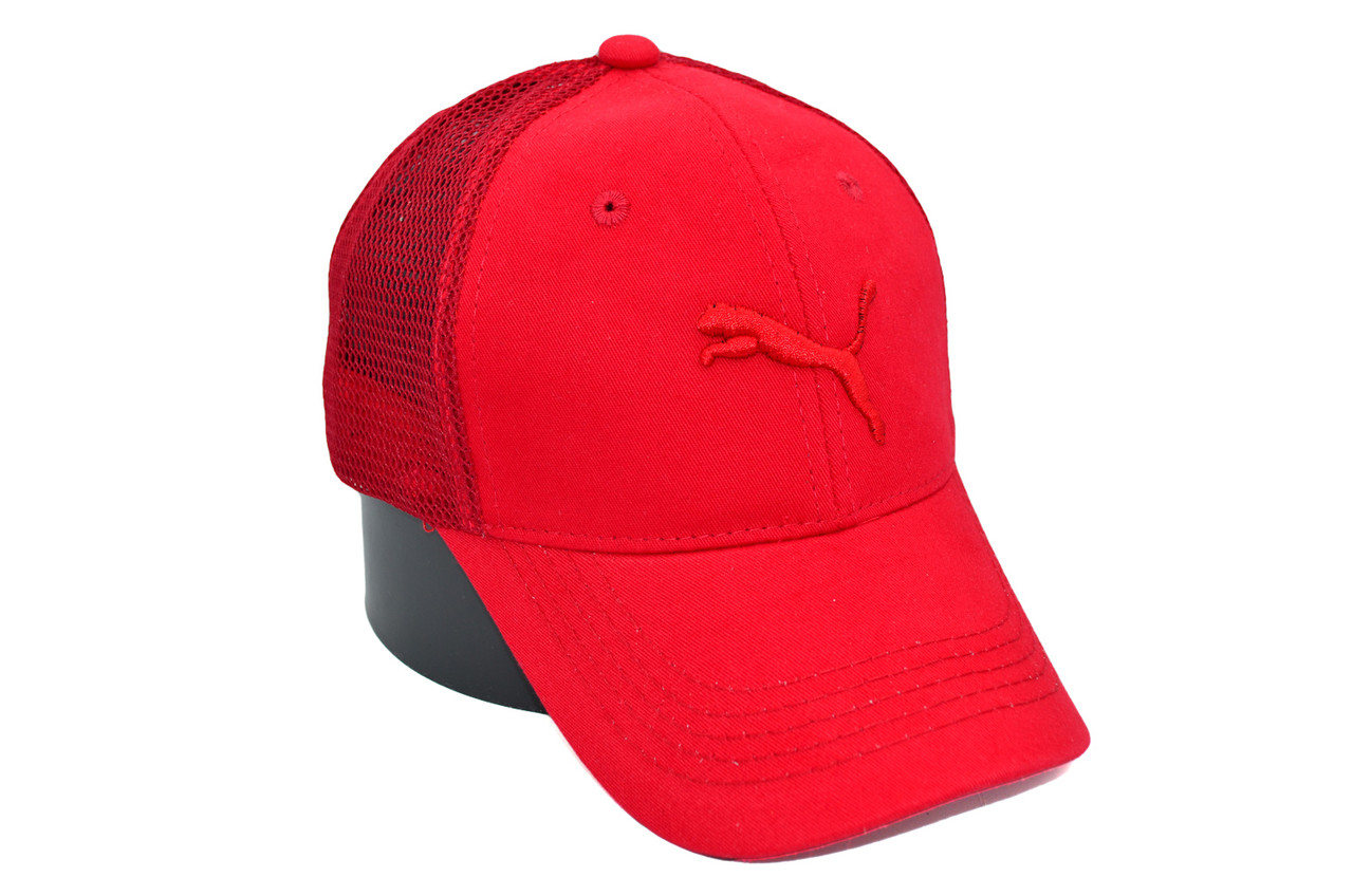 Бейсболка сітка Art cap Puma 55-61 см червона (0919-873)