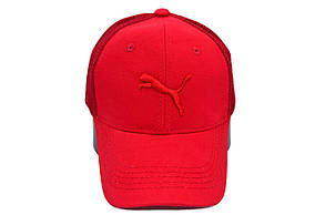 Бейсболка сітка Art cap Puma 55-61 см червона (0919-873), фото 5