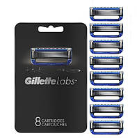 Сменные кассеты для бритвенного станка с подогревом Gillette Labs Heated Razor 8 шт