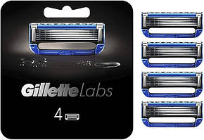 Змінні касети для бритвенного станка з підігрівом Gillette Labs Heated Razor 4 шт