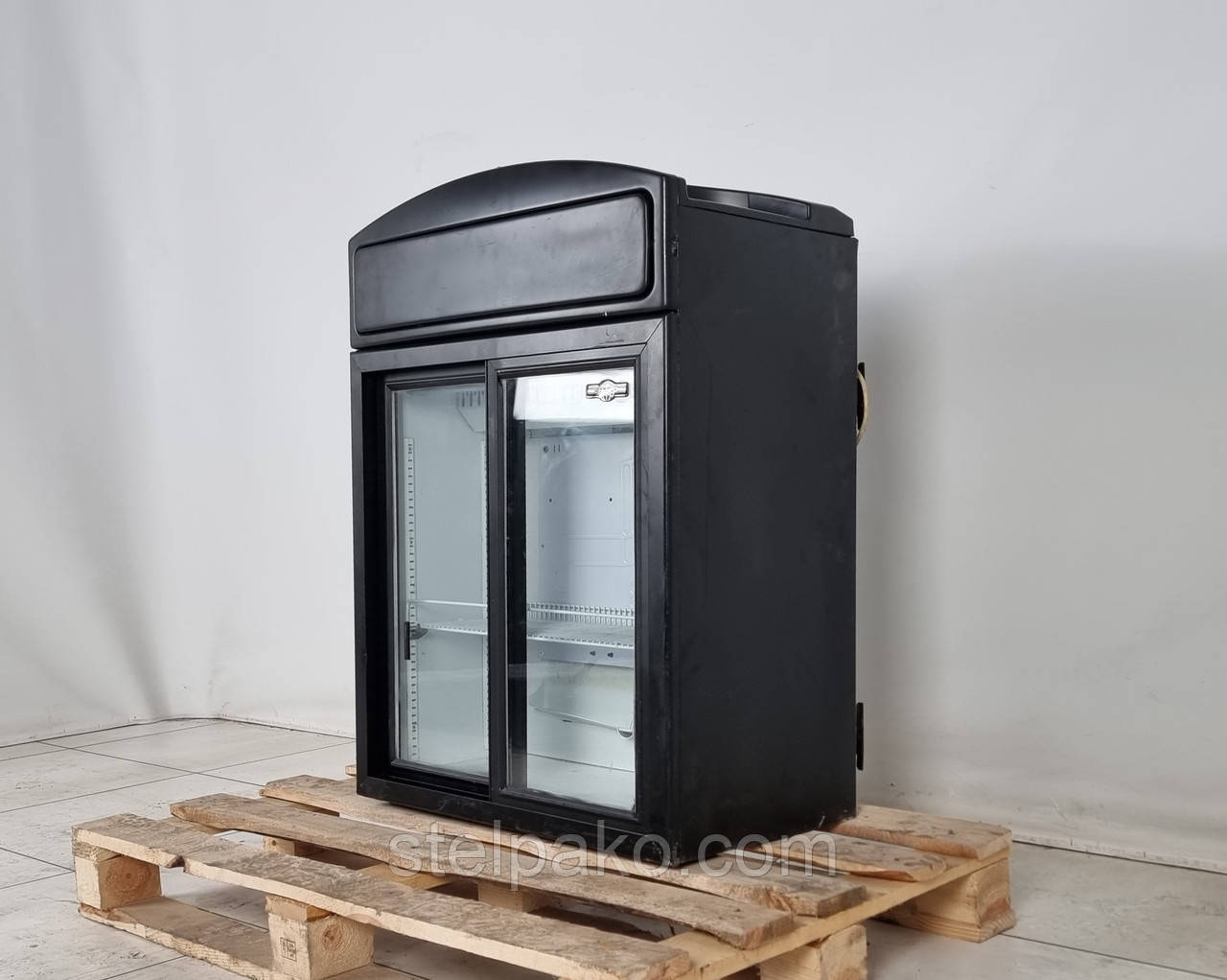 Маленька барна шафа вітрина «INTER 100-T» (Україна), корисний об'єм 100 л., (+2° +6°), Б/у