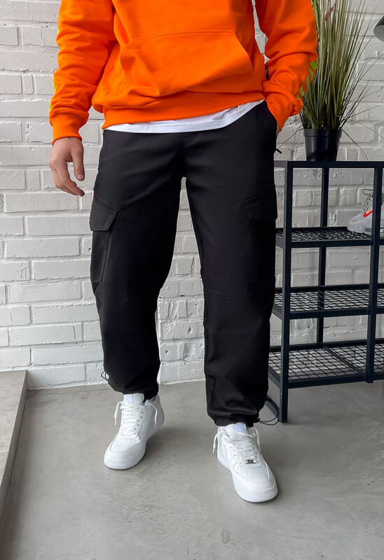 Універсальні чорні штани карго Staff cargo pi black