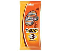 Набір бритв без змінних картриджів Sensitive 3 BIC 4 шт