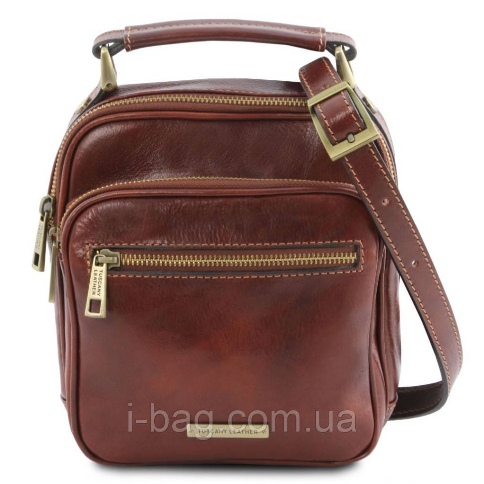 TL141916 Paul — шкіряна сумка через плече, кросбоді з ручкою