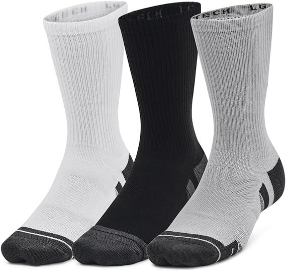 Шкарпетки спортивні Under Armour Performance Tech Crew Socks 3 пари (1379512-011)