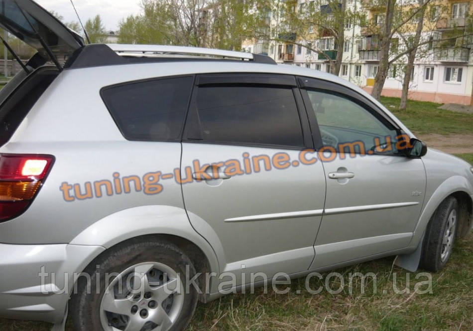 Дефлектори вікон (вітровики) COBRA-Tuning PONTIAK VIBE I 2002-08