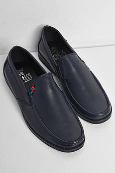 Туфлі чоловічі темно-синього кольору 174998M