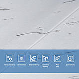 Самоклеюча 3D панель 700х700х4мм Біла мармурова плитка (364) SW-00001142, фото 4