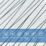 Самоклеюча 3D панель 700х700х5мм Срібні стрічки (441) SW-00001185, фото 4