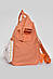 Жіночий рюкзак текстильний помаранчевого кольору 173420S, фото 2