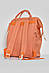 Жіночий рюкзак текстильний помаранчевого кольору 173420S, фото 3