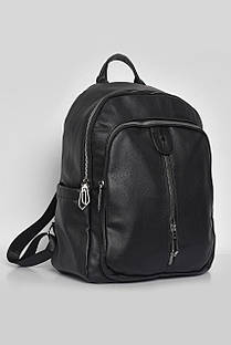 Жіночий рюкзак з екошкіри чорного кольору 173466S
