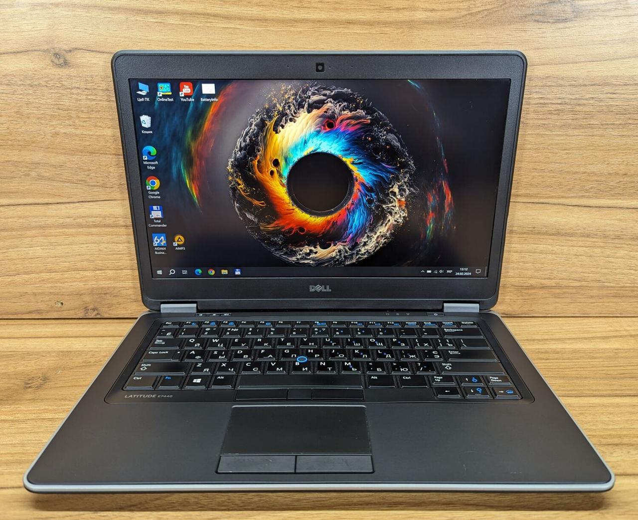 Б/в Ноутбук Б-клас Dell Latitude E7440 14" 1920x1080| Core i7-4600U| 8 GB RAM| 256 GB SSD| HD 4400