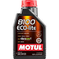 Масло моторное синтетическое 1л 5W20 8100 ECO-LITE MOTUL ( ) 5w20-motul