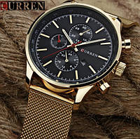 Функциональные мужские часы Curren Advanter, Стильные часы Curren Advanter, Часы с кварцевым механизмом
