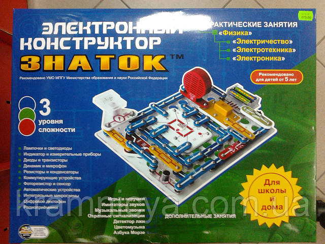 Електронний конструктор "Знаток", для дому та школи (REW-K007)