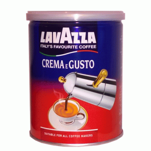 Кава мелена Lavazza Crema e Gusto / залізна банку, 250г.