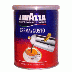 Кава мелена Lavazza Crema e Gusto/ залізна банка, 250 г.