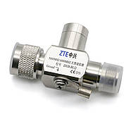 Грозозахист ZTE ZXIB-BLQ 5-6 ГГц N Type Male-Female (тато-мама), чвертьхвильовий грозорозрядник для антен, фото 2