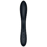 Вібратор із перлинною стимуляцією точки G Satisfyer Rrrolling Explosion Black, фото 4