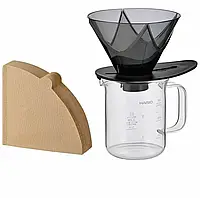 Набор для приготовления кофе Hario V60 One Pour Dripper Mugen