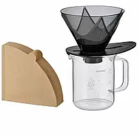 Набір для приготування кави Hario V60 One Pour Dripper Mugen