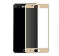 Защитное стекло Full Screen для Samsung Galaxy A7 2016 A710 Gold (10978) ZR, код: 222315
