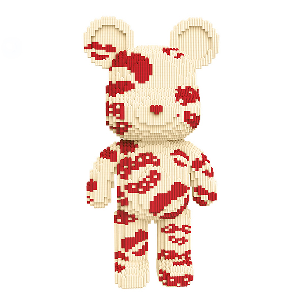 Конструктор Magic Blocks у вигляді ведмедика Bearbrick "Kisses"