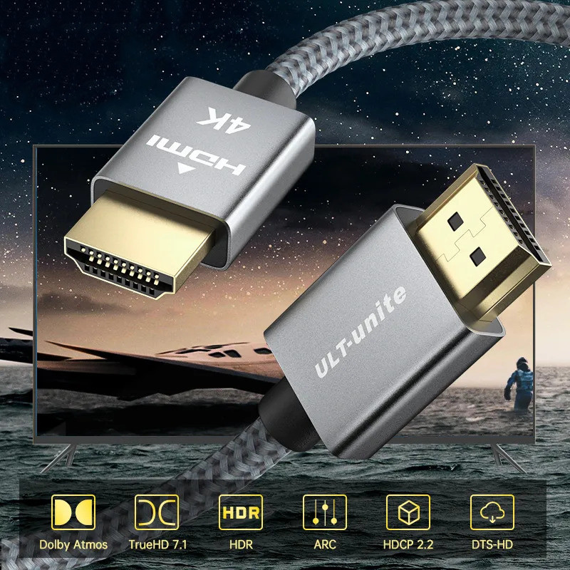 Кабель Ult-Unite HDMI 2.0 300 см. HDMI кабель 18 Гбіт, 60 Гц 4К, для MacBook Pro, Playstation 5, Xbox, TV