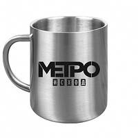 Кружка металлическая Метро исход логотип
