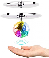 Летающий шар детская игрушка бумеранг светящийся LED Flying Ball JM888 аккумуляторный