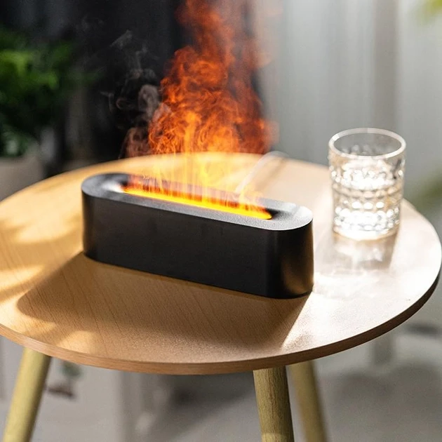 Зволожувач повітря портативний Kinscoter DQ-709 Nordic Style Flame V2 аромадифузор електричний Лучшая цена