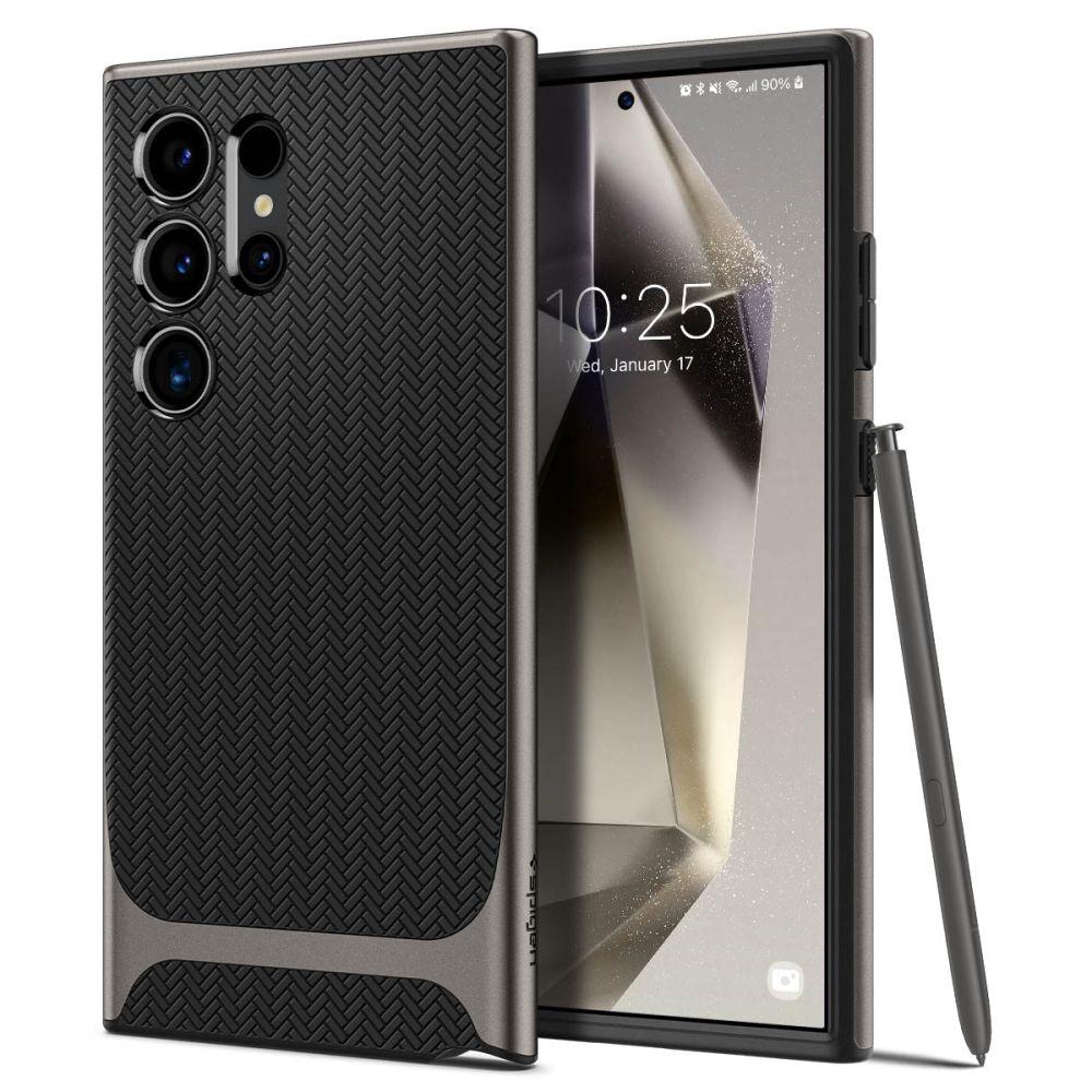 Чохол Spigen Neo Hybrid до Samsung Galaxy S24 Ultra Gunmetal (ACS07305)