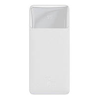 Повербанк 20000 мАч 15Вт 2x USB Type-C Micro белый Baseus Bipow PPDML-J02