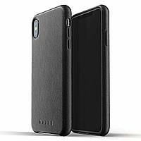 Кожаный чехол MUJJO Full Leather для Apple iPhone XS Max - Black