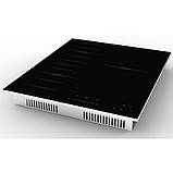 Індукційна 45 см варильна поверхня, три конфорки, склокераміка Luxor Dienlich 455 DL, Німеччина, фото 7