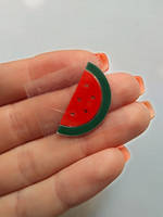 Наклейка термотрансферна для стрічки (бантика) "Долька Арбуза", шт, Різнокольоровий