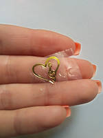 Наклейка термотрансферна для стрічки (бантика) "Скрипковий ключик" №2, шт, Золотий