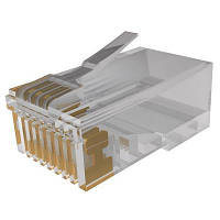 Коннектор Molex RJ45 cat.5e UTP, 1.27 мкм gold (02-558P)