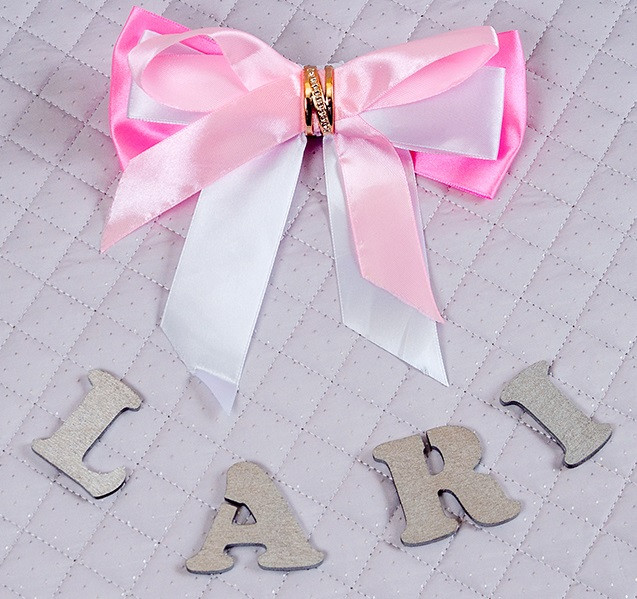 Бантик - повязка для детского конверта на резинке Lari Розовый - фото 1 - id-p1218804393
