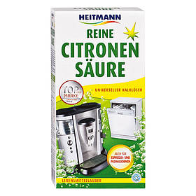 Очисник проти накипу для посудомийних, пральних, кавомашин на основі лимонної кислоти Heitmann 375г