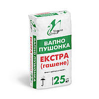 Вапно гашене сухе (пушонка) Україна мішок 25кг