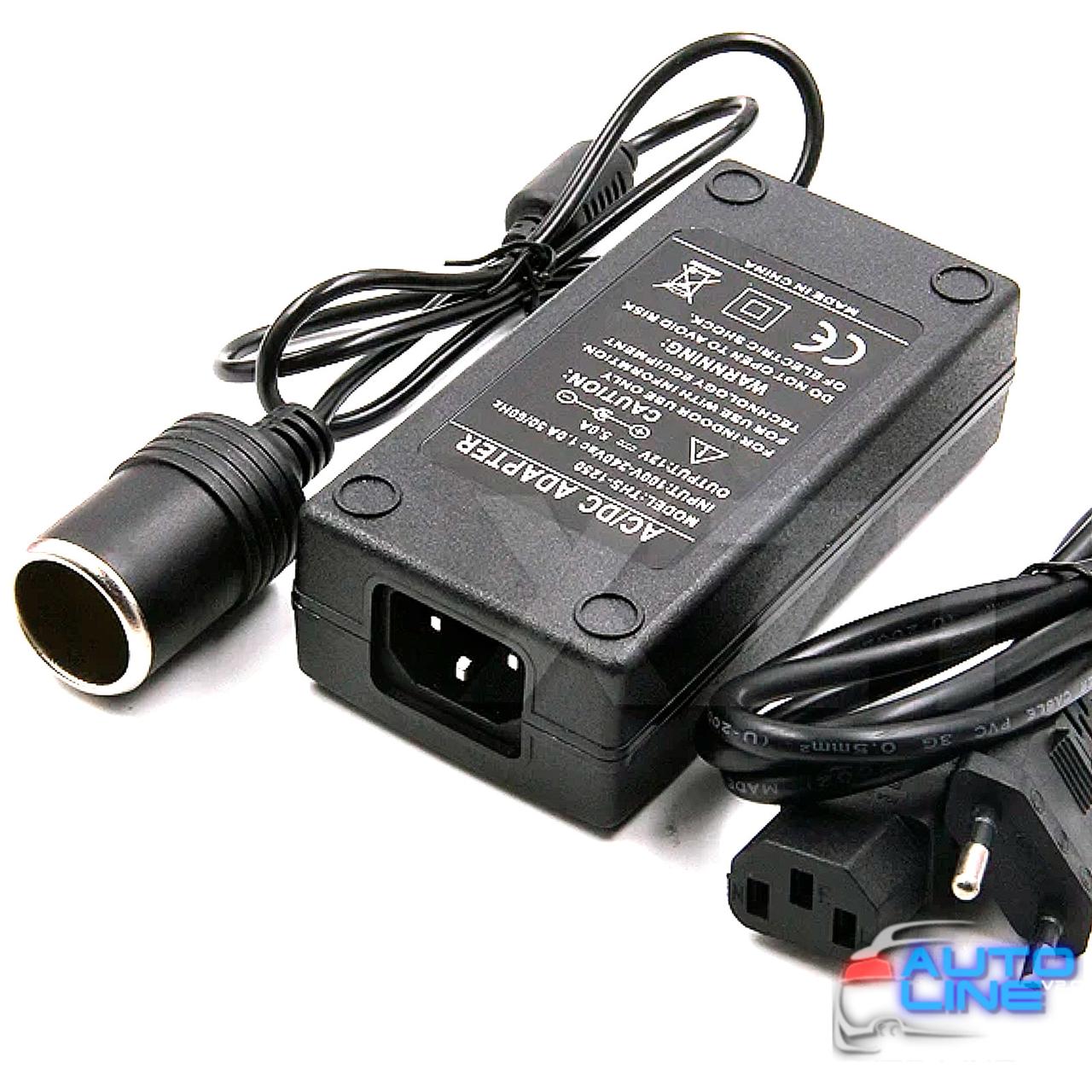 60Вт/5А Адаптер прикуривателя 220-12В, адаптер для автохолодильника ...